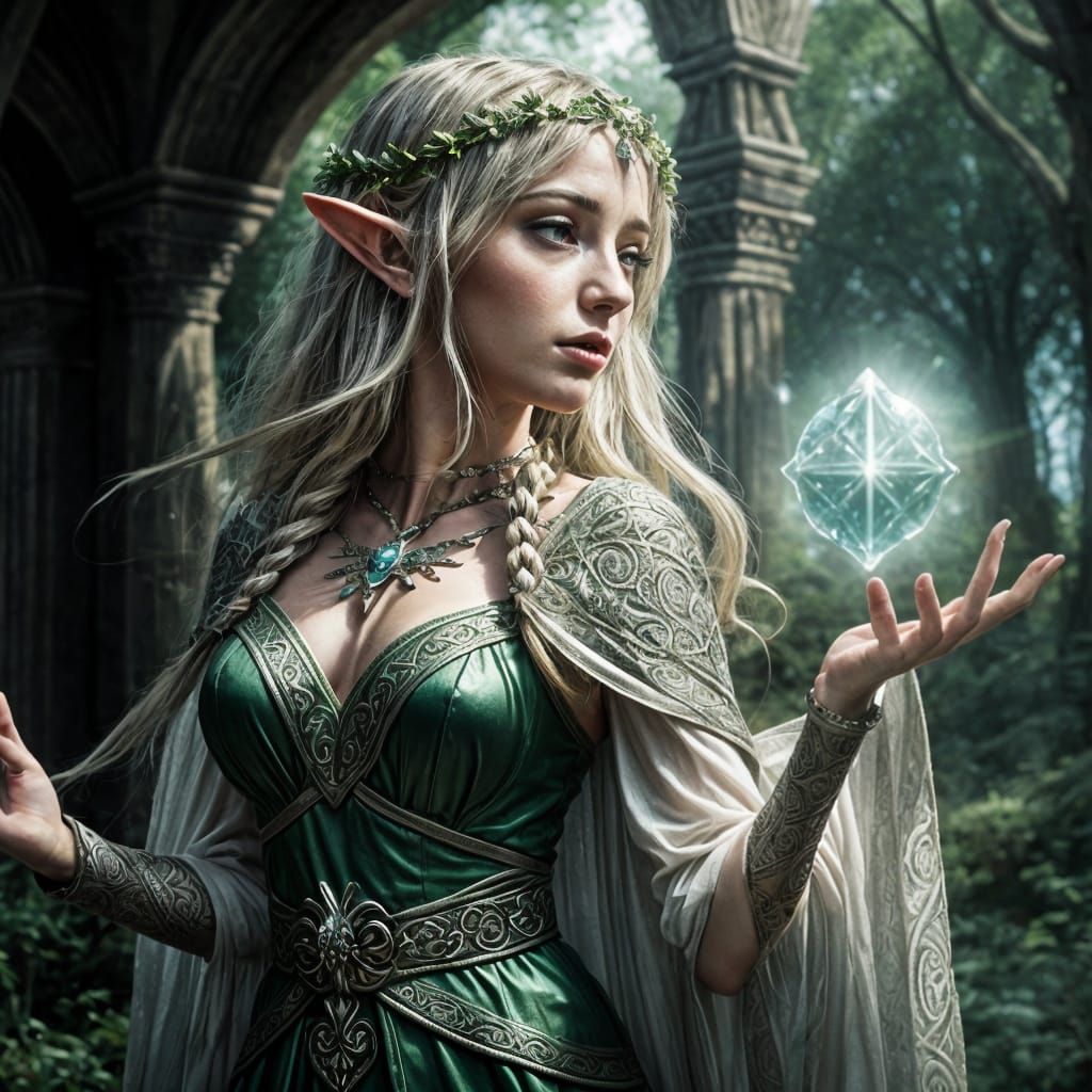 Celtic maiden elf
