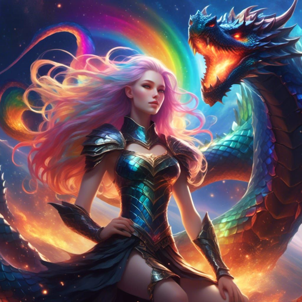 Goddess in Dragon Scale Bikini Armor