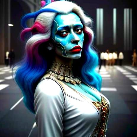 Surreal Glamorous Psychedelic Scene in 8k