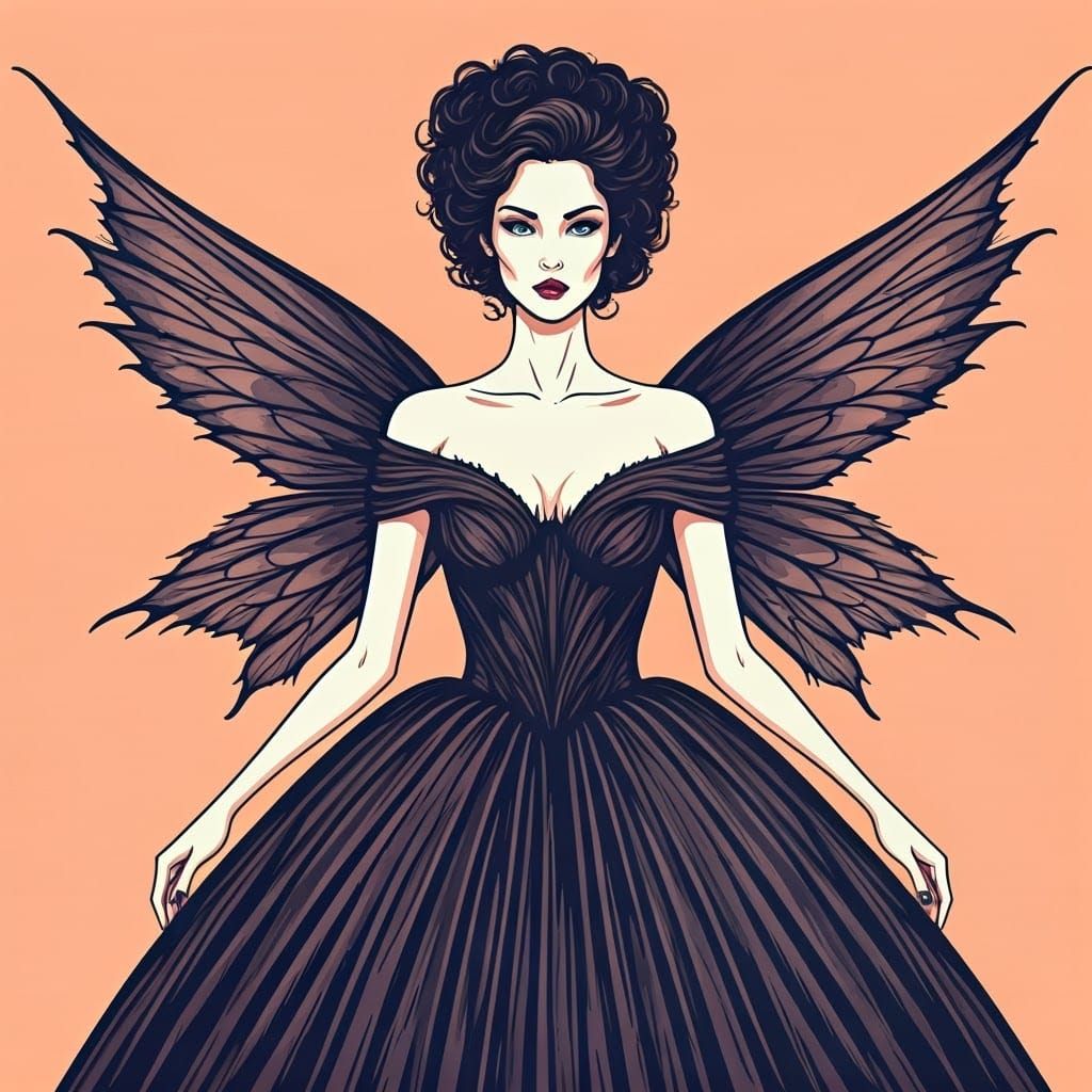 Pop Art Fashion: Dark Fairy Costume