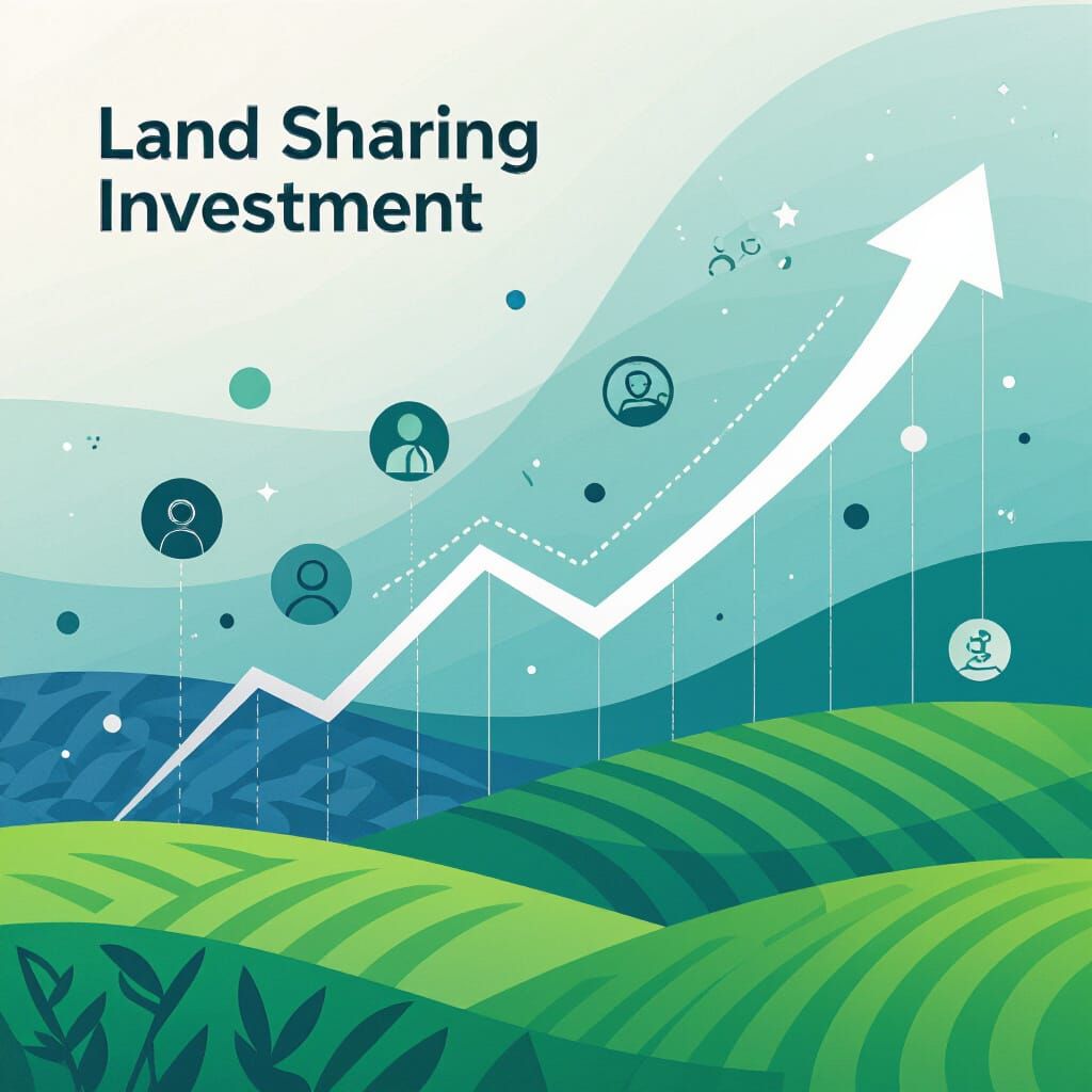 Land Investment eBook Cover in Vector Style