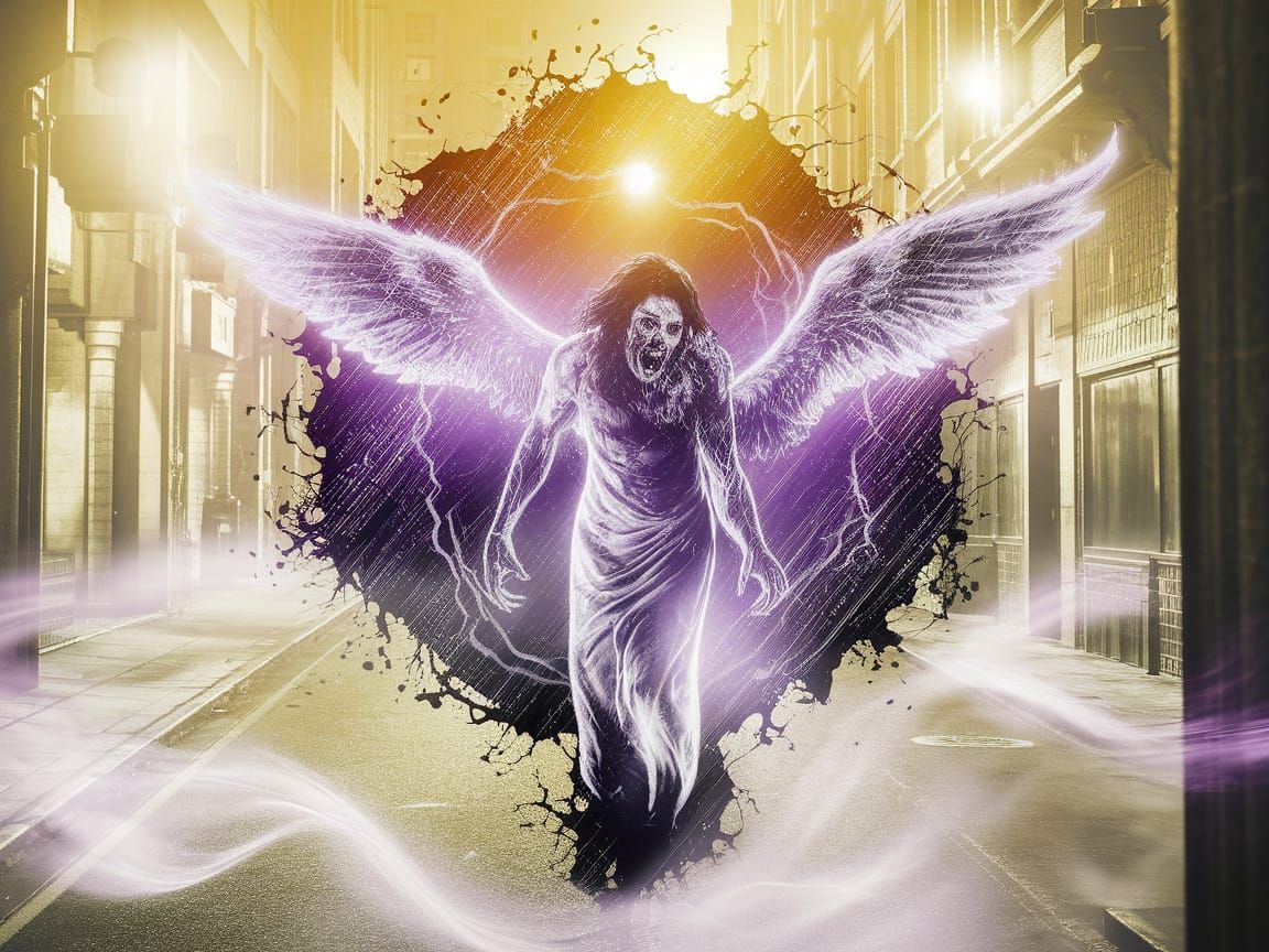 Cosmic Horror Emerges from Dark Portal in 2025 Street Scene