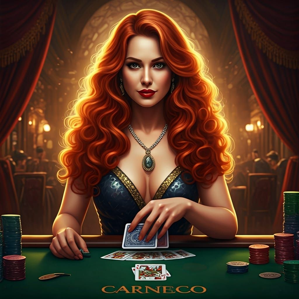 Carmen San Diego at 1920s Poker Game