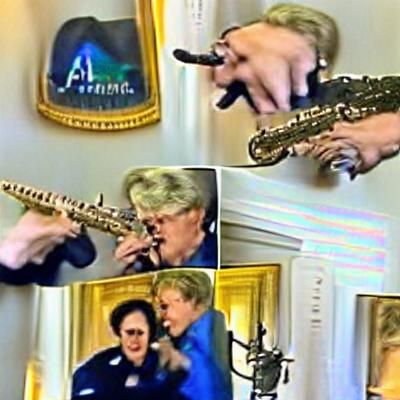 Surreal Political Scene in the Oval Office
