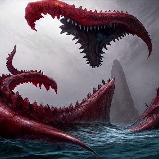 i have no clue what this is my prompt was megalodon