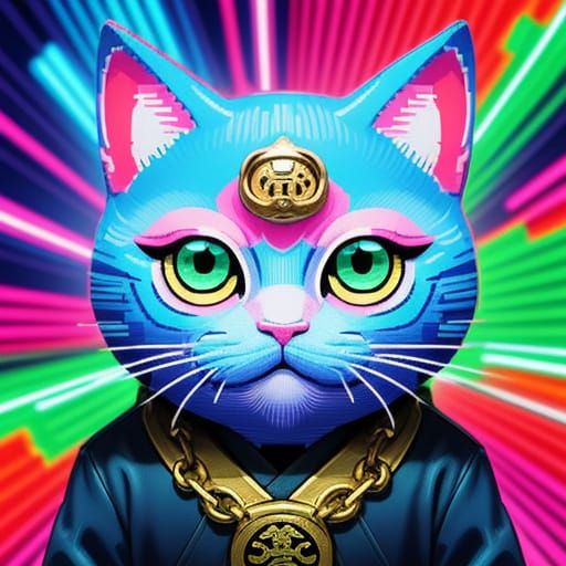 Third Eye Maneki Neko in Tokyo: 8-bit Anime