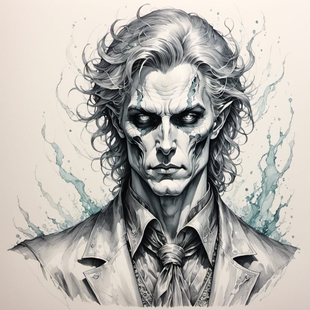 Ethereal Portrait of a See-Through Ghost