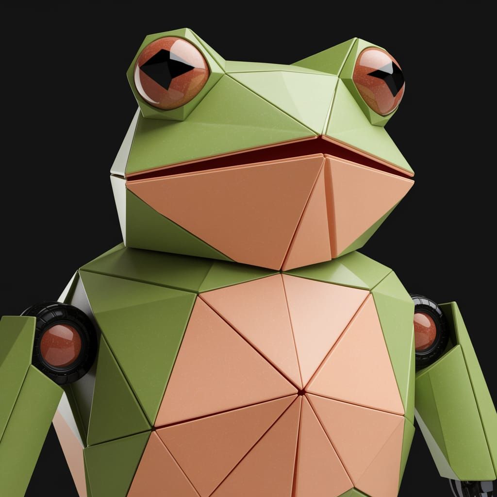 Humanoid Frog Robot in Origami-Inspired Form