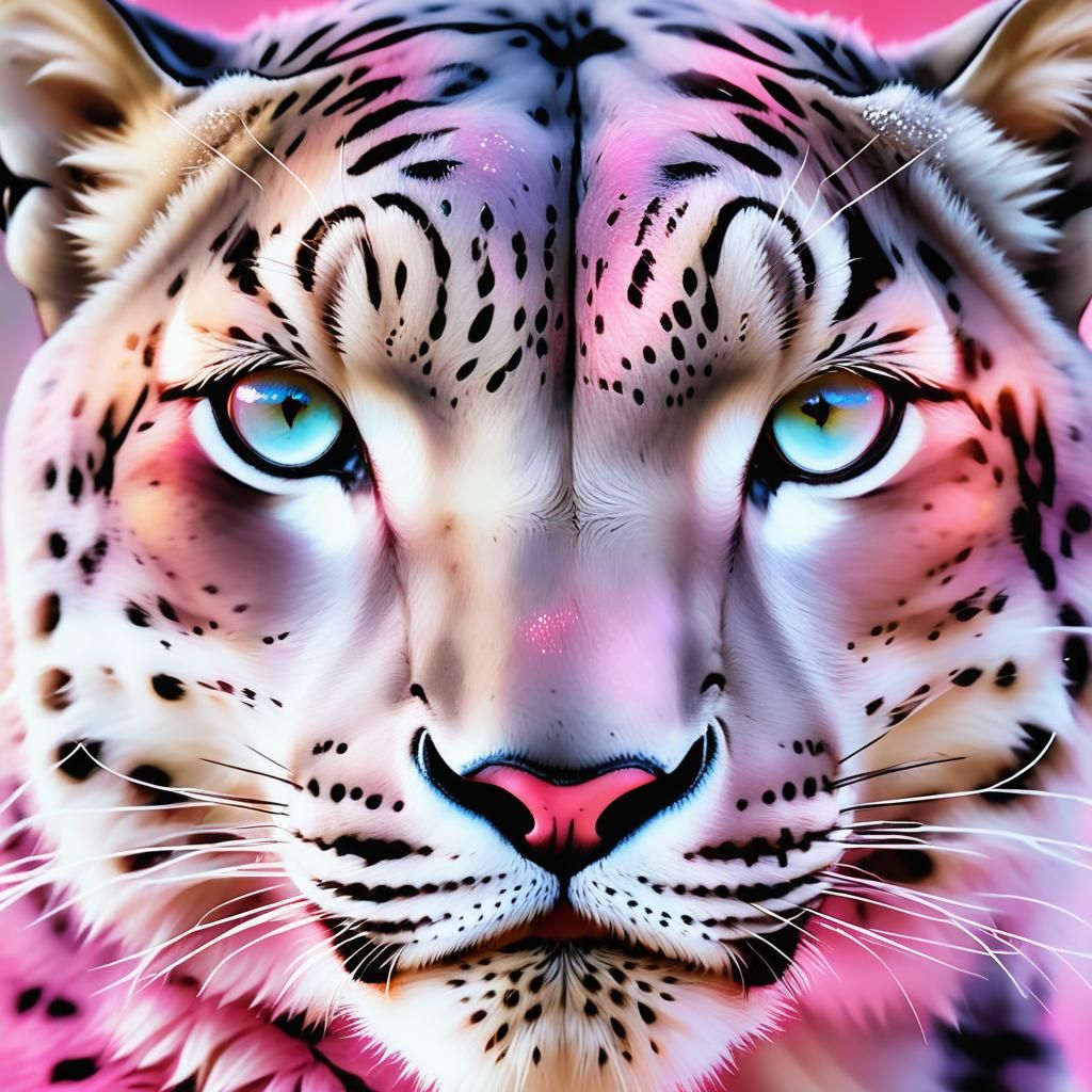 Crystal Snow Leopard Wildlife Photography