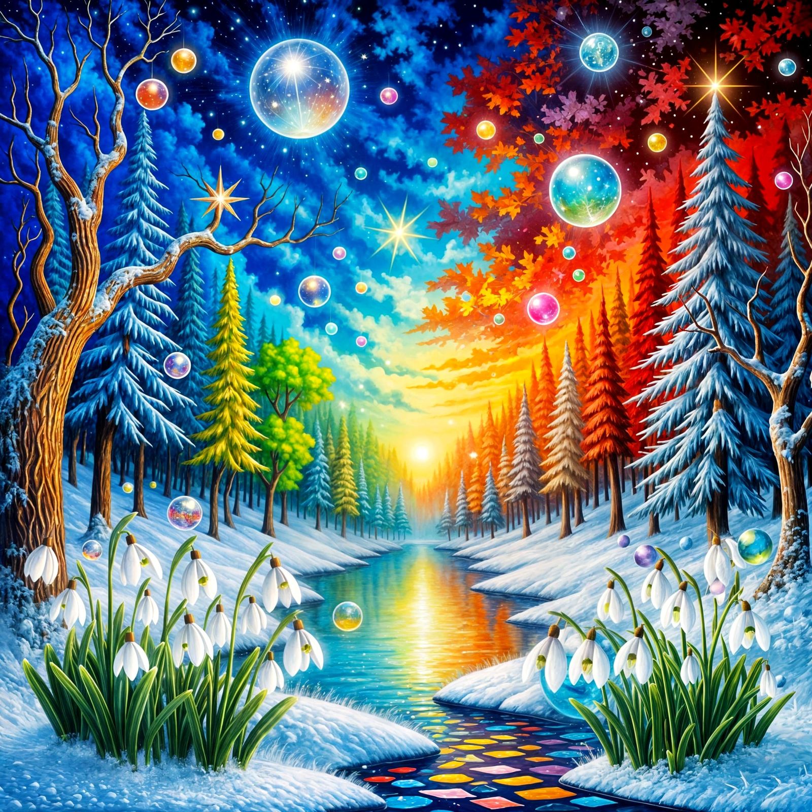 The magic of four seasons