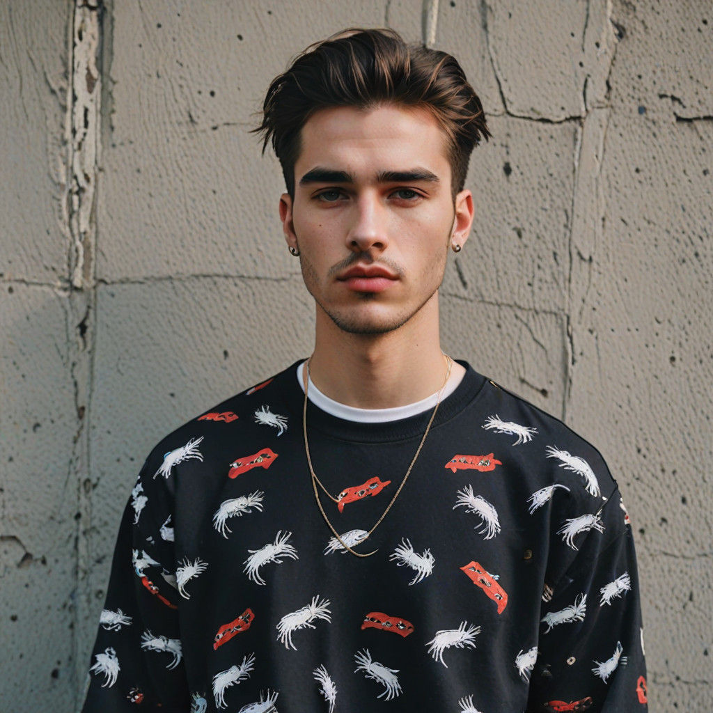 Turbulent Grunge Guy Exudes Edgy Flair