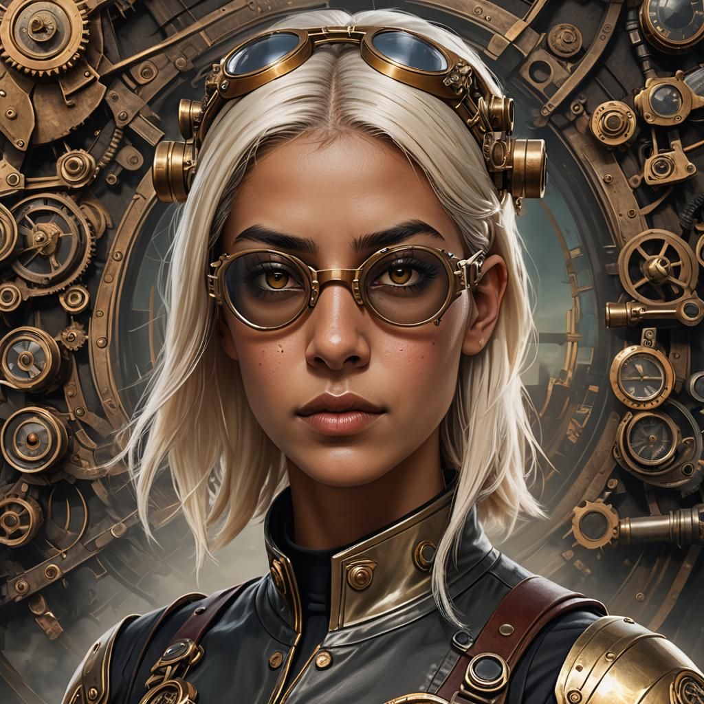 Steampunk Engineer: Hyperrealistic Portrait in Unreal Engine...