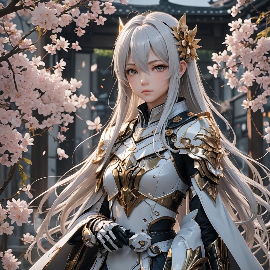 Detailed 3D Anime Art Inspired by WLOP