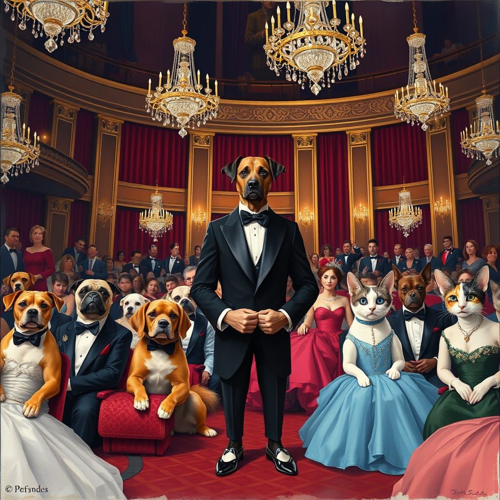 High-Society Canine and Feline Elite Gather for the Annual B...