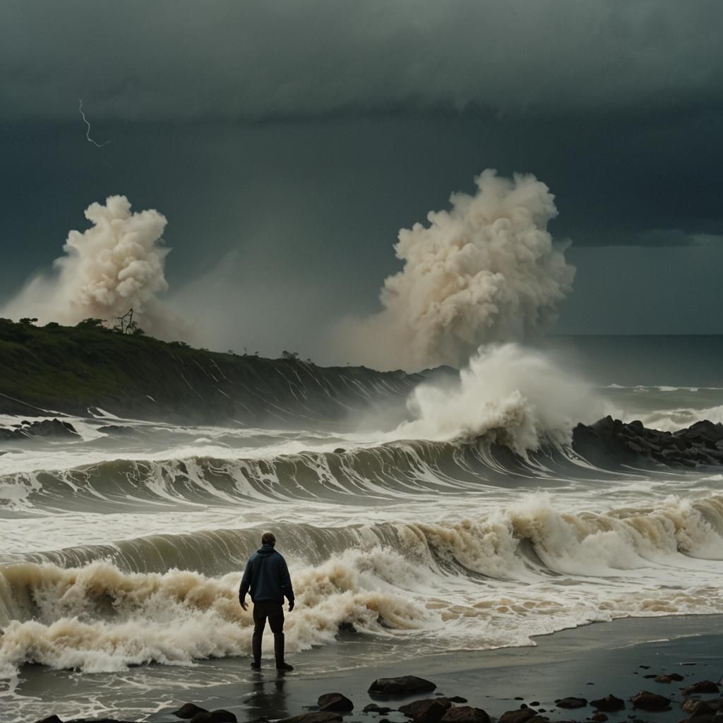 Hurricane Storm Surge: Cinematic Film Still