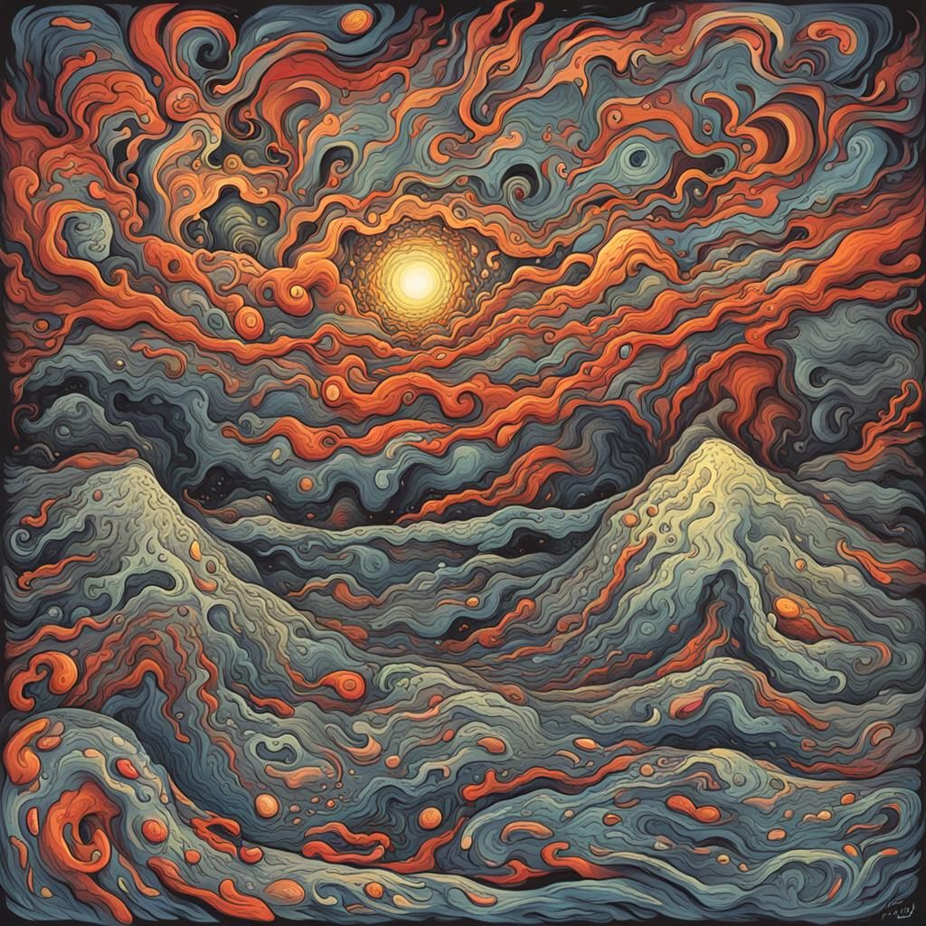 Abstract Psychotic Distortions: An AI Interpretation