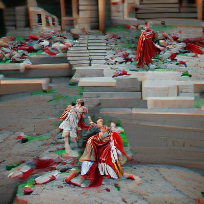 Julius Caesar in 3D Render: An 8K Vision