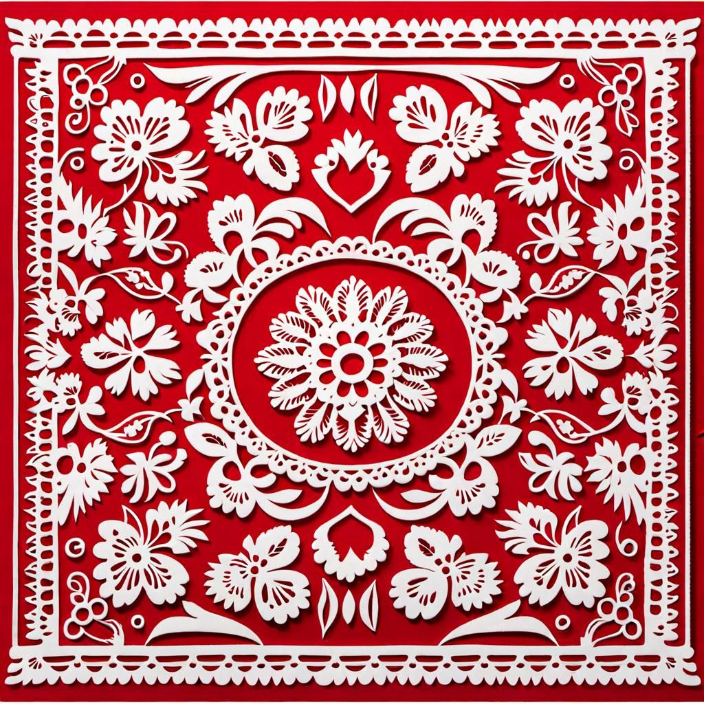 Traditional Mexican Papel Picado Art