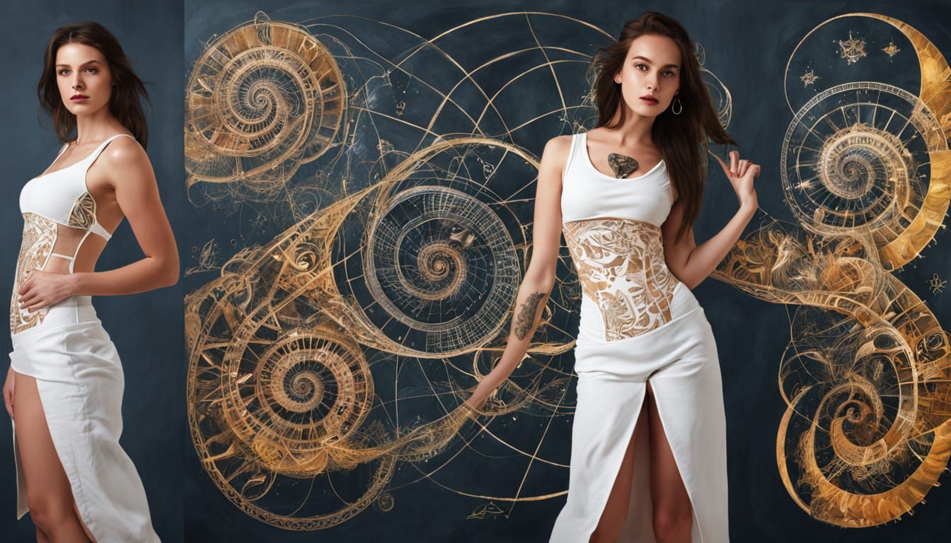 Surreal Fantasy Logo Combines Paragliter in Flight with Gold...