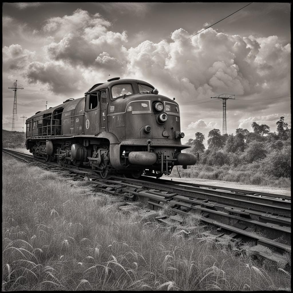 Surreal Self-Portrait in Abstract Expressionist Style