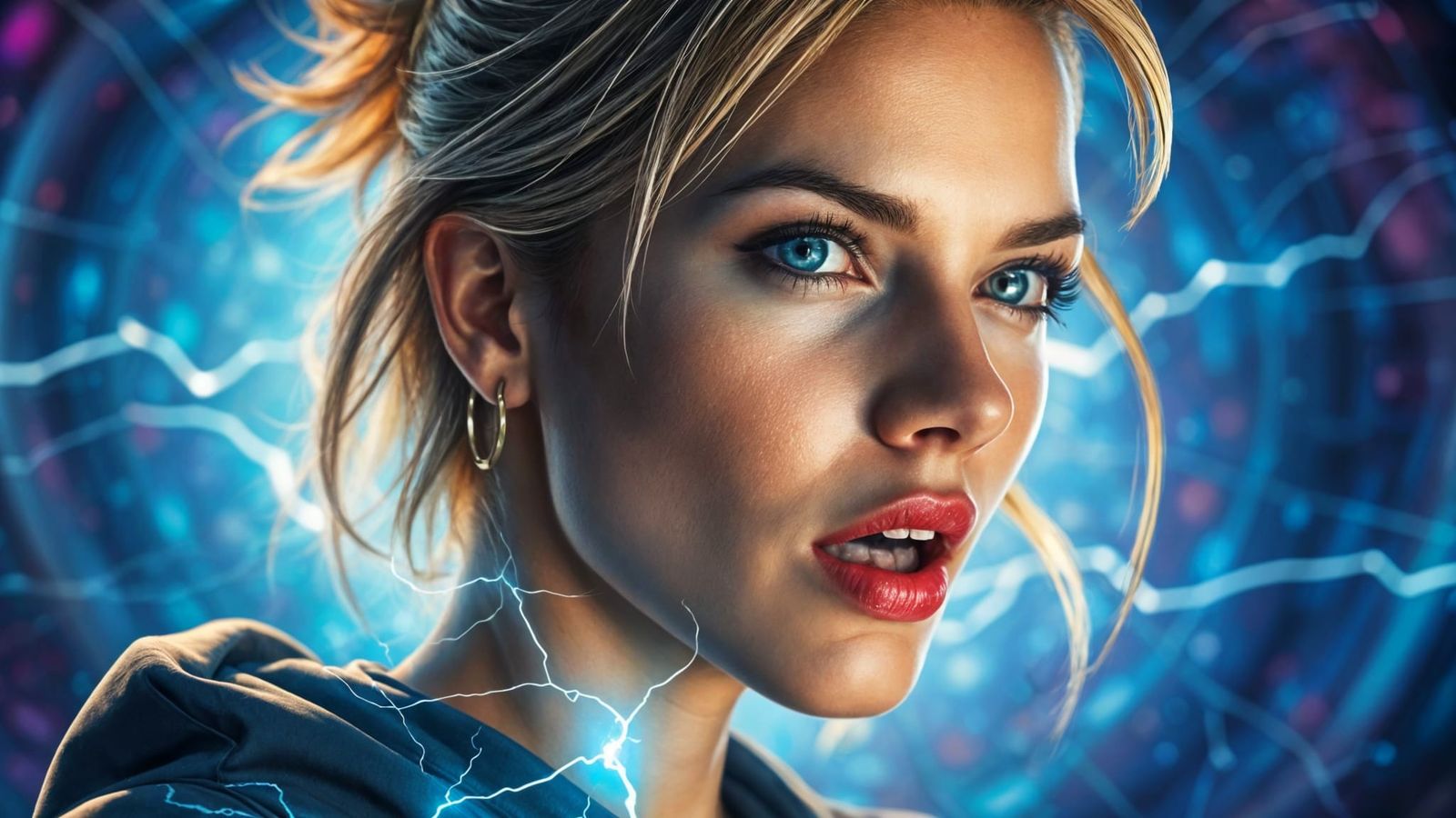 Hyperrealistic Concept Art of Electrifying Passion