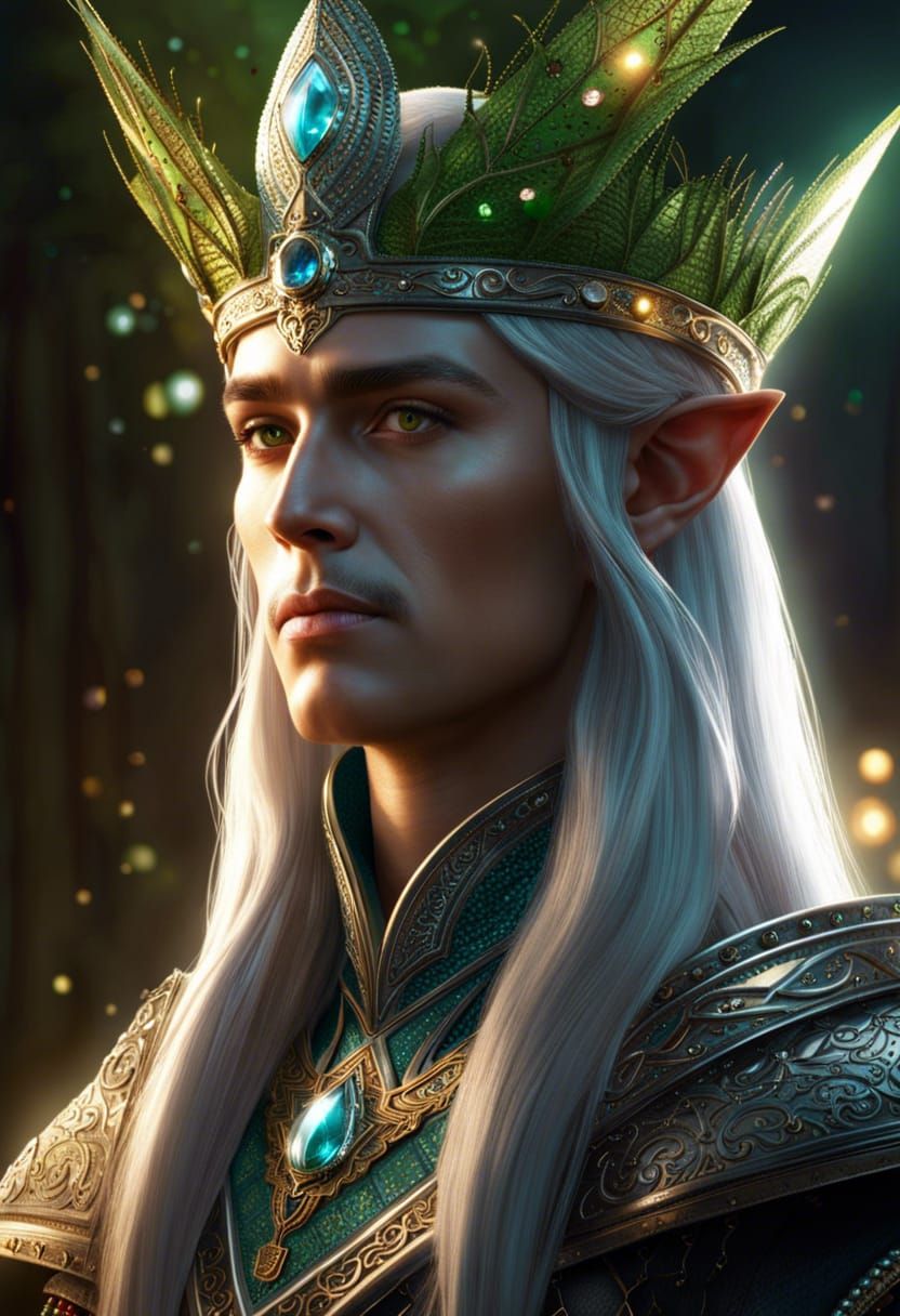 Elven King Portrait: A Fantasy Masterpiece