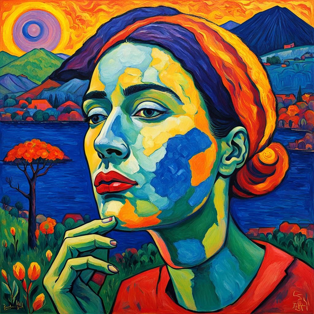 Fauvist Expression of Ennui