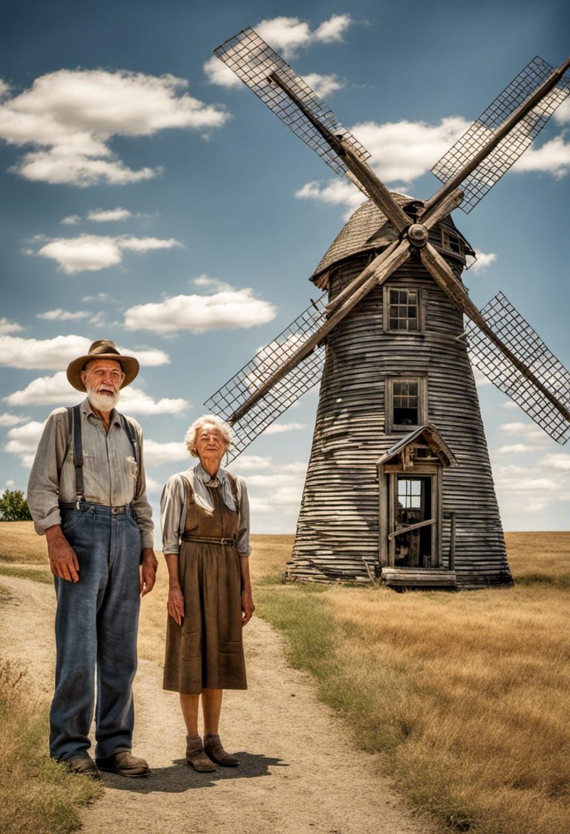 American Windmill Photo by Dorothea Lange