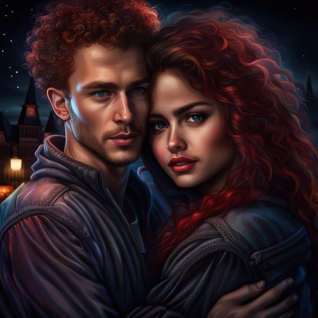 Romantic Night Scene with Selena Gomez