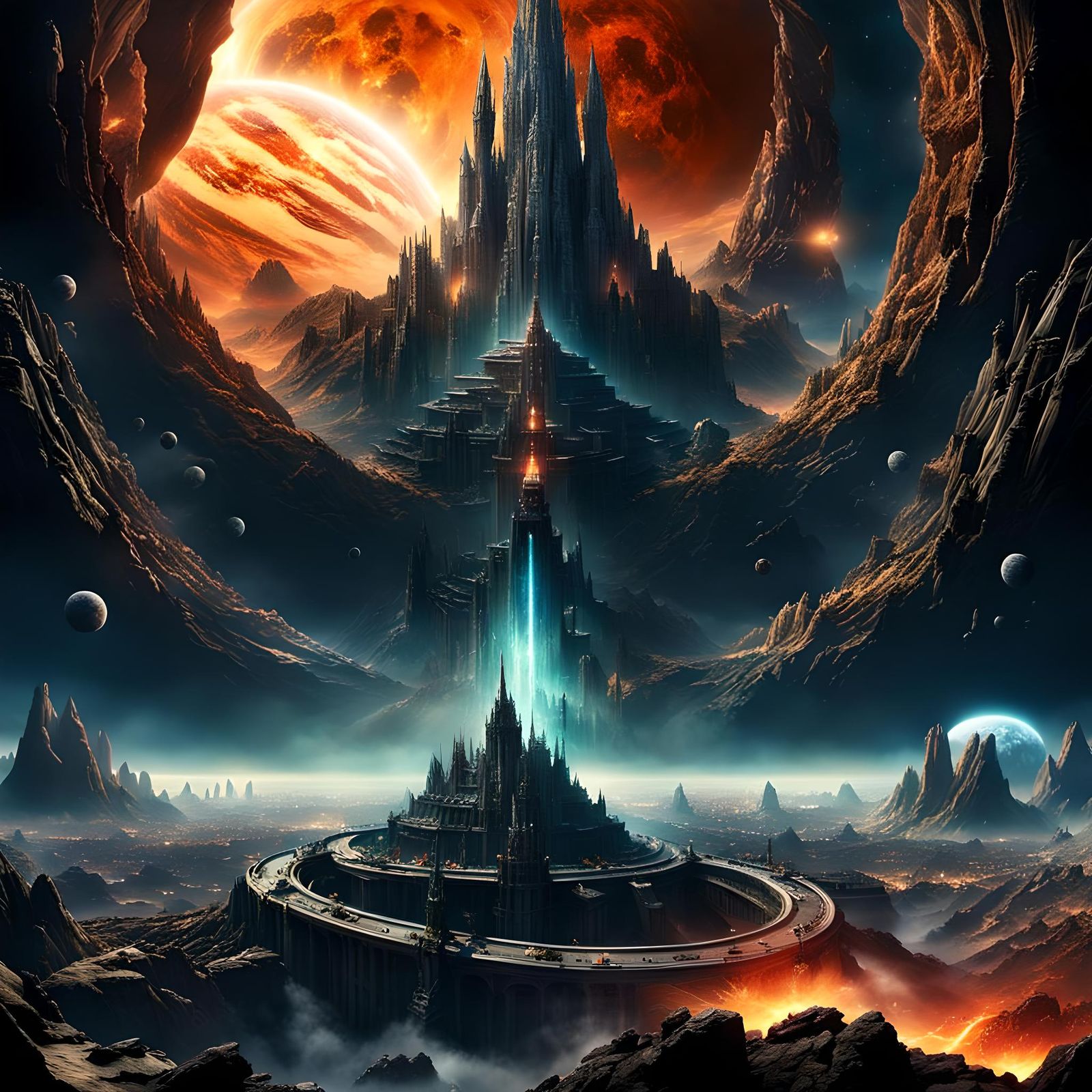 Epic Armageddon with Angels and Hell Gates