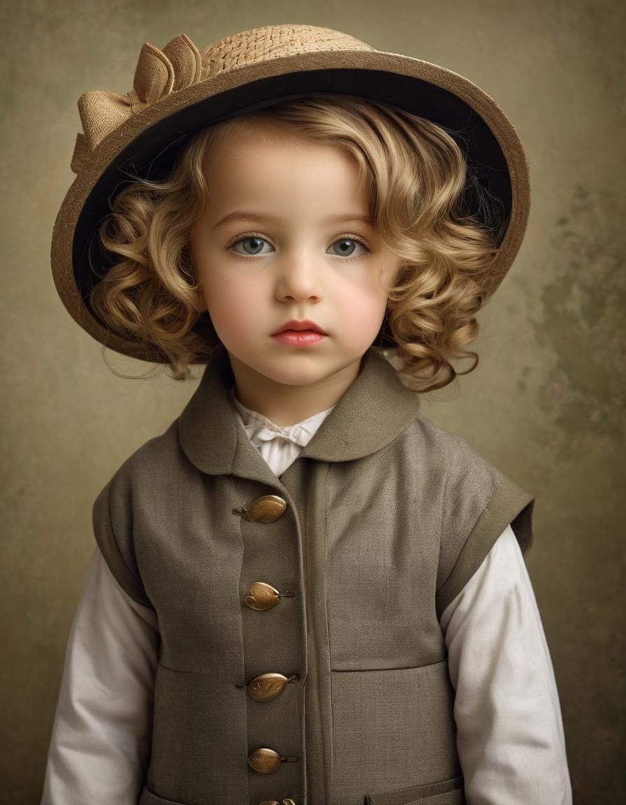 Girl in Dutch Golden Age Portrait Style