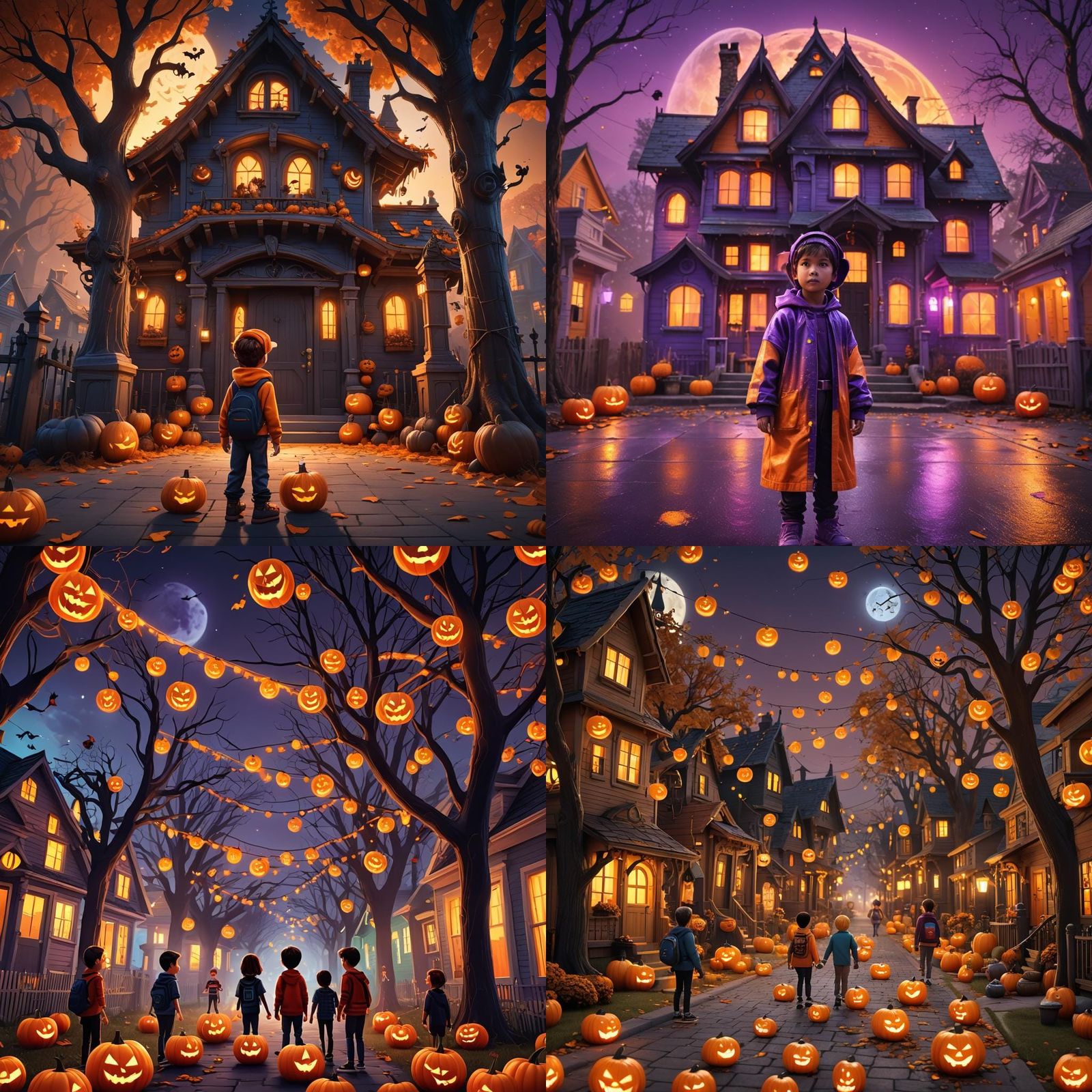 Halloween Night Welcome Discovery in 3D