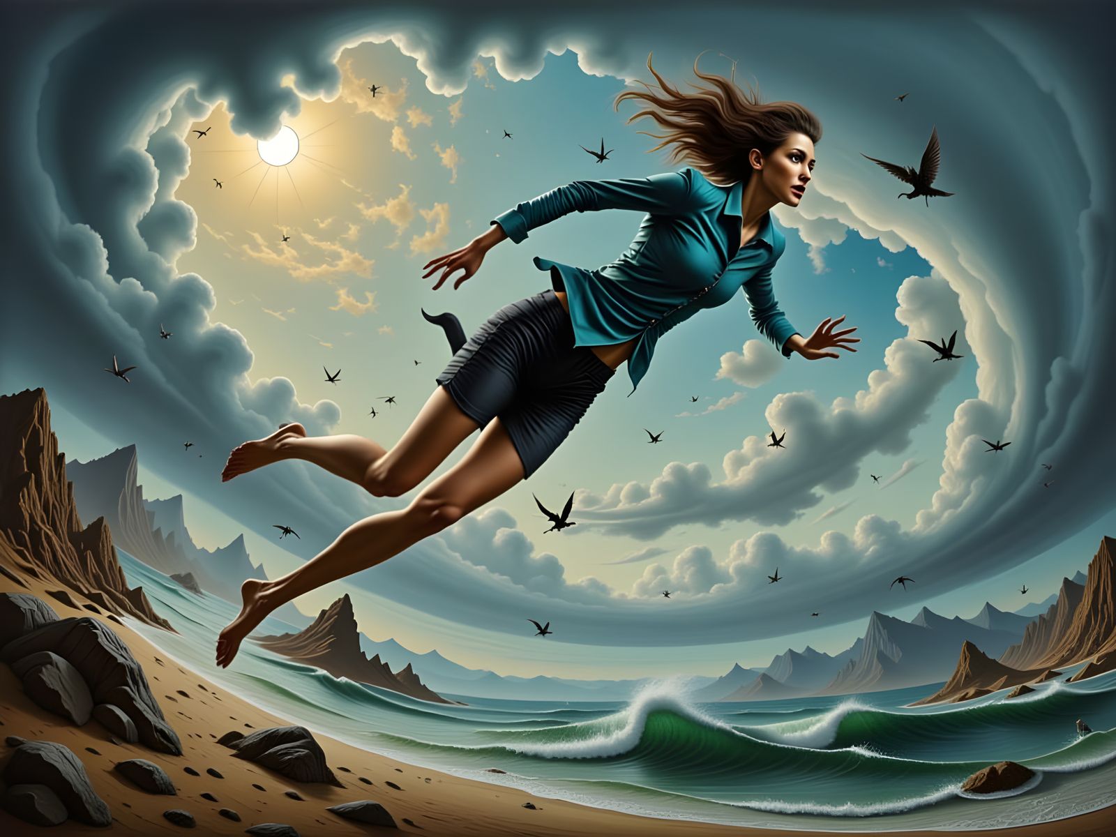 Inside the Cyclone Express to Oz