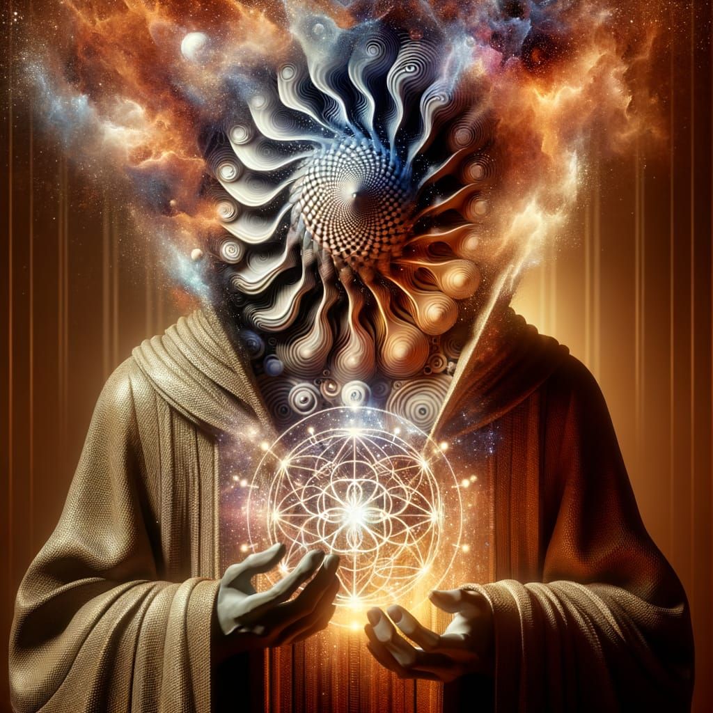 Geometric Creature with Intergalactic Sun, Nouveau Realisme