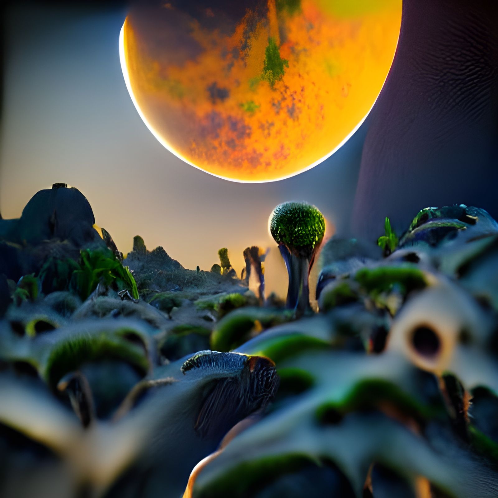 Alien Moonrise: Unreal Engine 3D Art