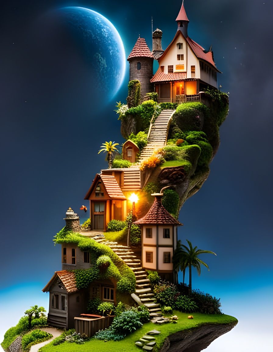 Mini world of fantasy