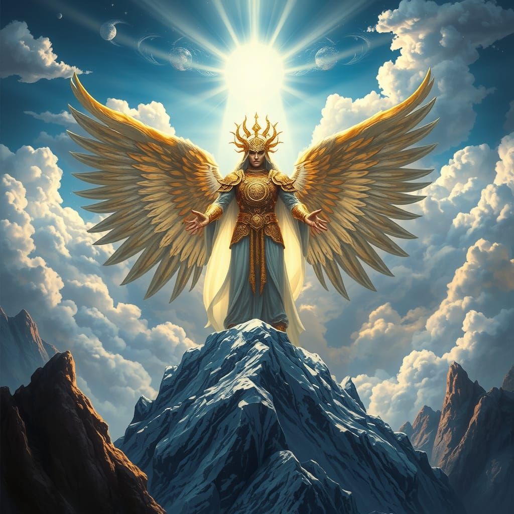 Divine Warrior Receives Heavenly Calling in Epic, Mythologic...