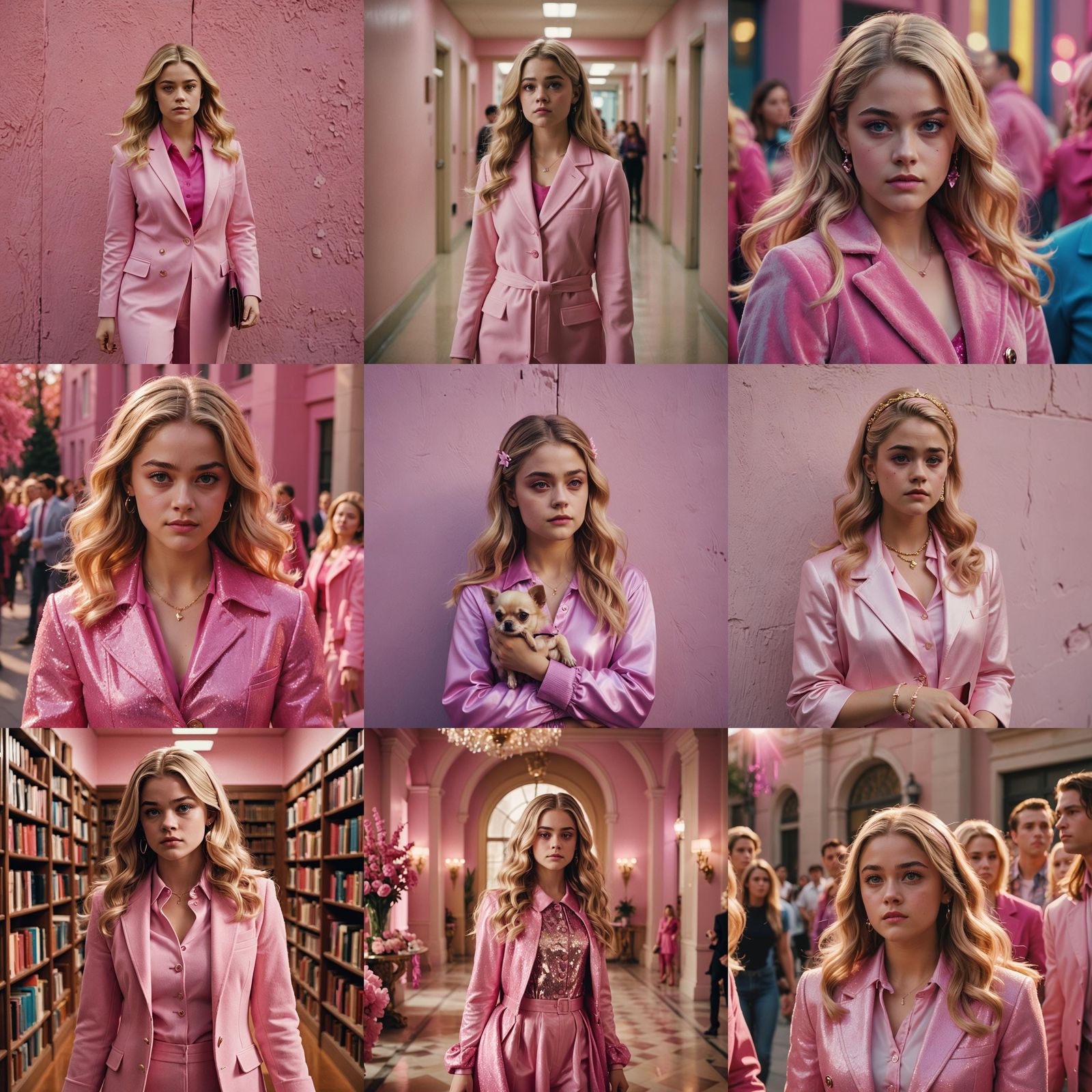 Josephine Langford as Elle Woods: Cinematic Film Still