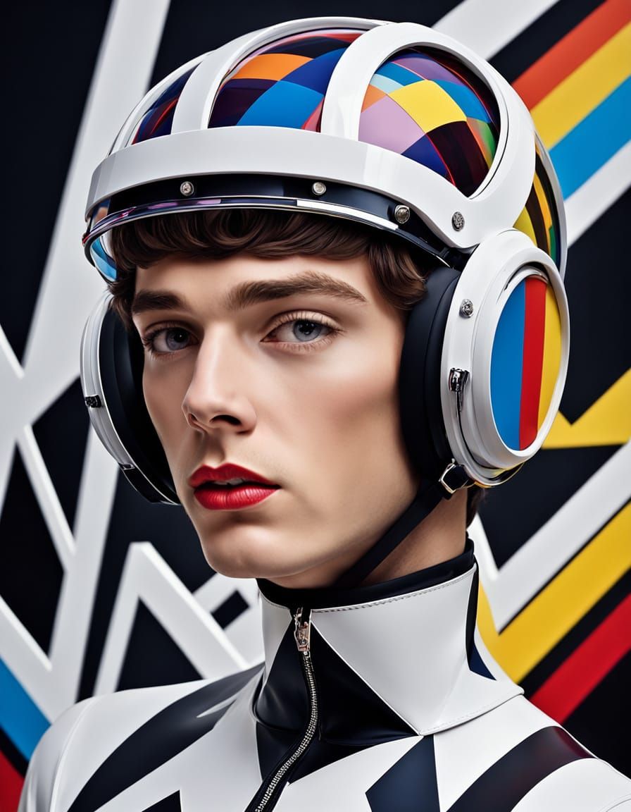 Futurist Portrait of a Man in a Minidress