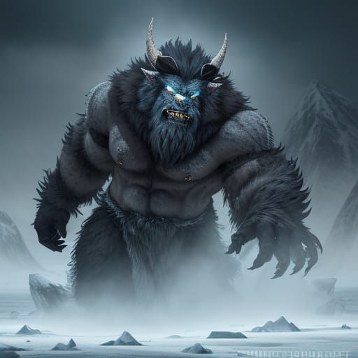 Colossal Yeti King: Apex Predator of the Highlands