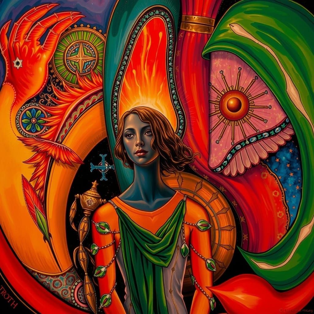 Allegorical Masterpiece of Beauty and Truth