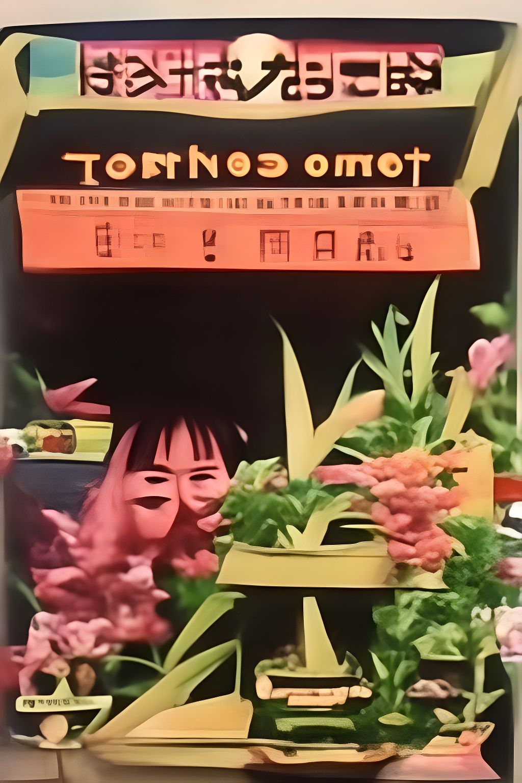 Vintage Anime VHS Cover: Garden Centre Fortress Tomoko