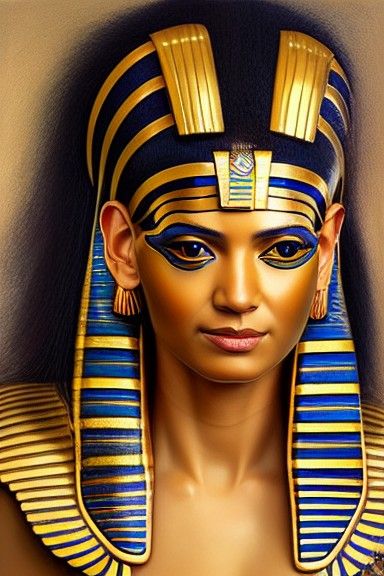 Egyptian Goddess Taweret in Mystical Artgerm Style