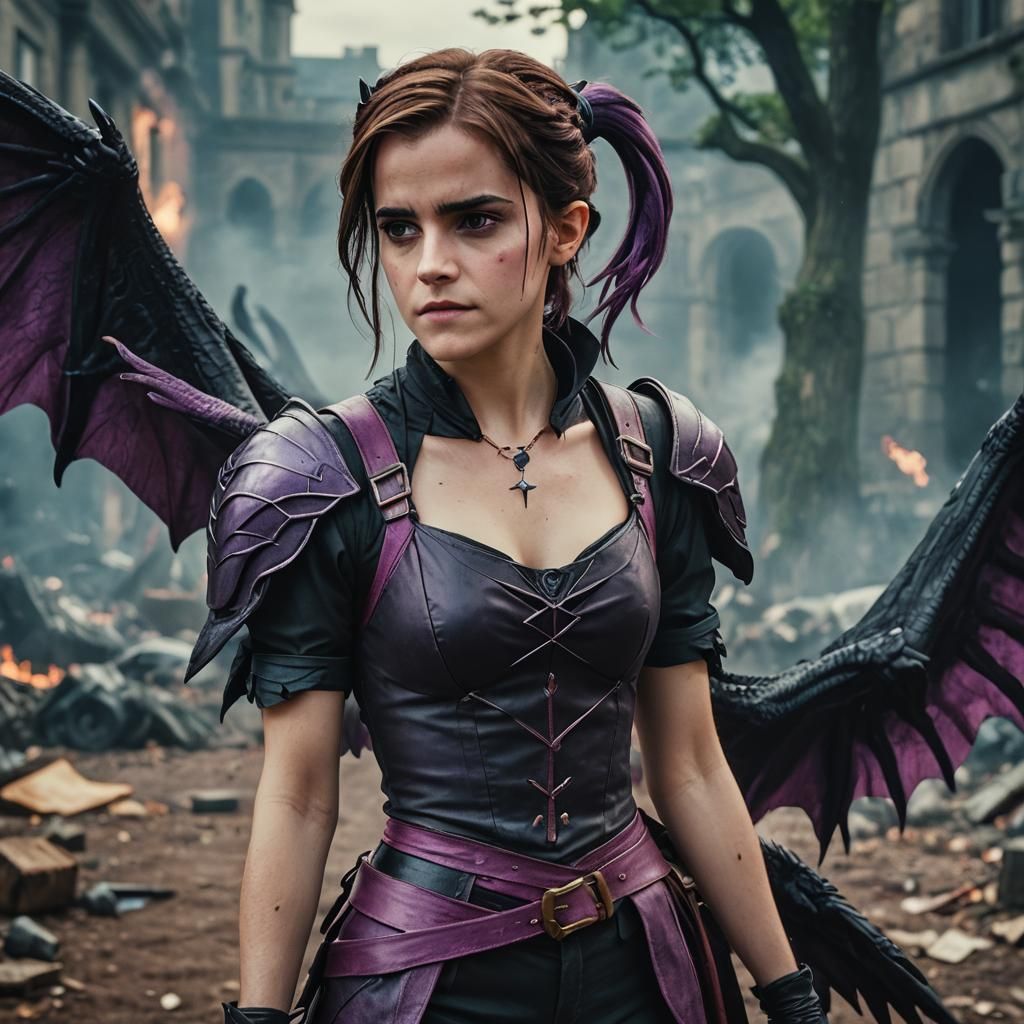 Emma Watson and Morrigan Aensland Fusion