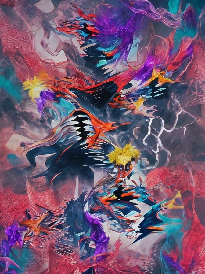 Abstract Image of AI-Generated Chaos