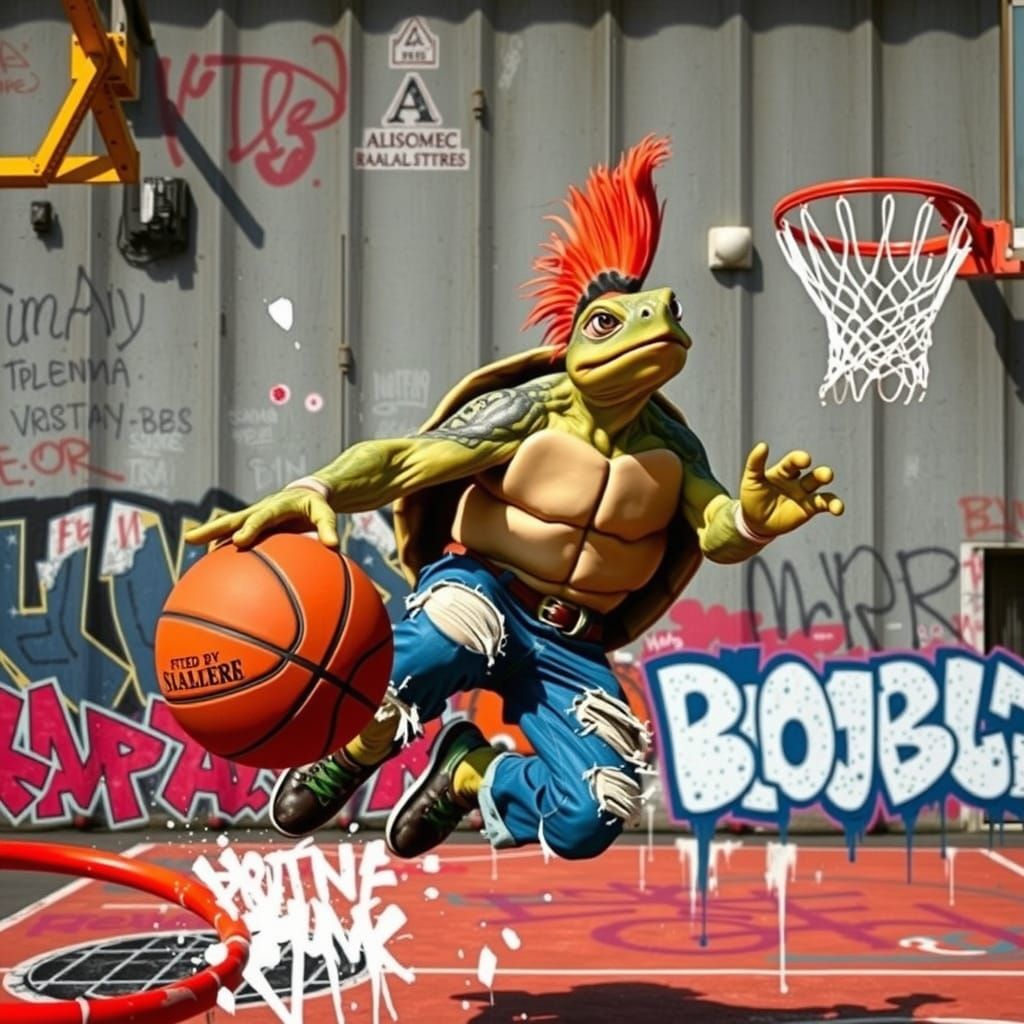 Slam Dunk Turtle Punk