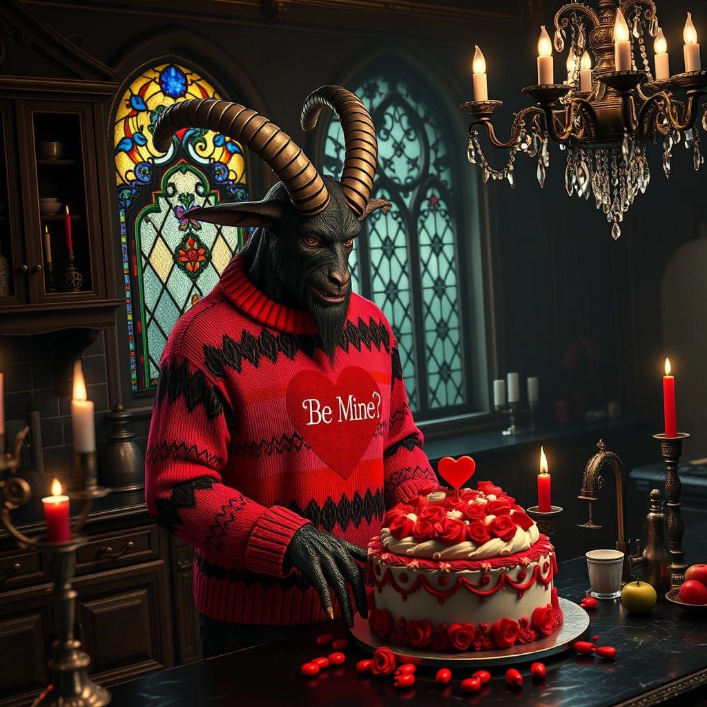Krampus Whips Up Sweet Valentine's Surprise
