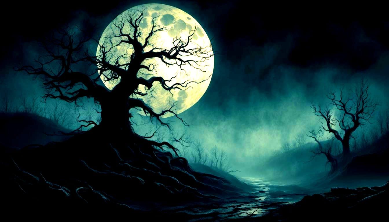 Eerie Folk Masterpiece: Strigoi in Beksiński & Goya Styles