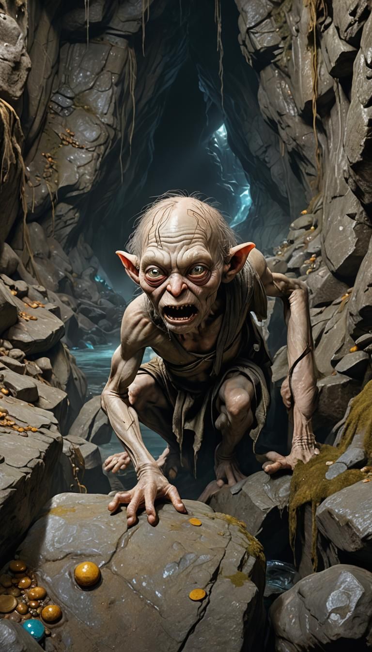 Gollum's Perilous Treasure Hunt in Moria