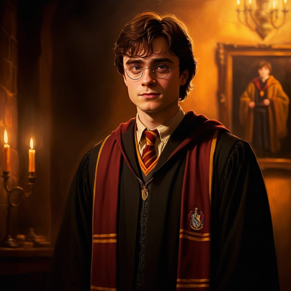 James Potter Portrait in Oil Painting Style